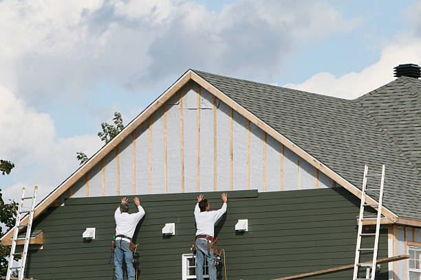 Professional Emergency Siding Repair technician working in Milton, WV